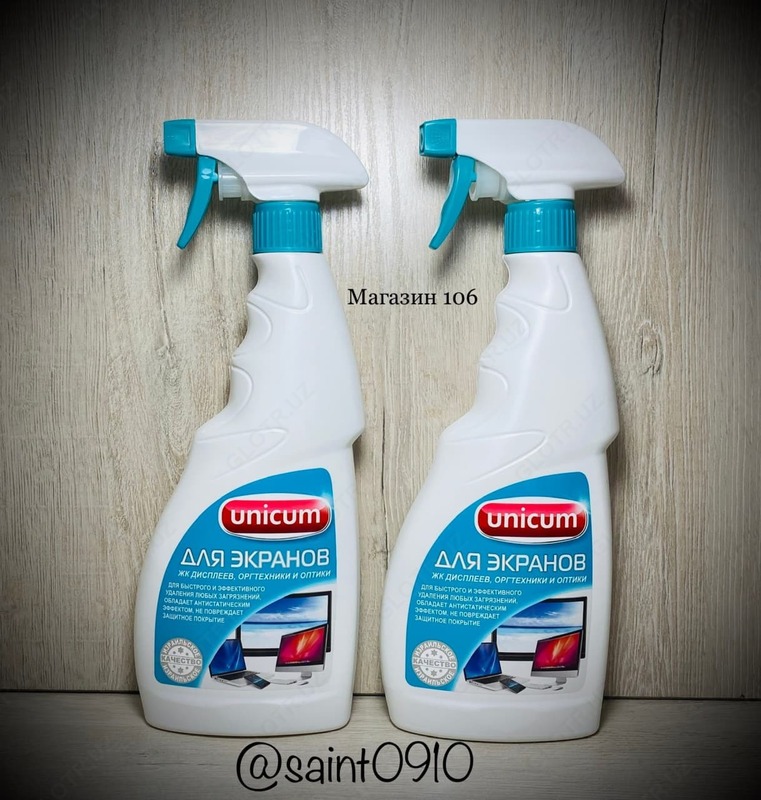 Средство для чистки экранов и офисной техники Unicum
