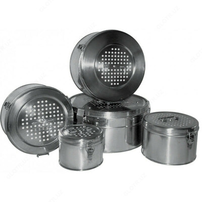 Коробка стерилизационная круглая бикс КСК-3 - 390 000 сум / шт.