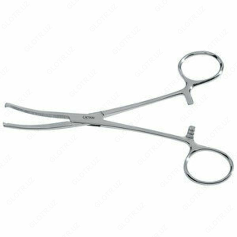 210 mm (KOCHER) egri stiptik forseps / Pokiston