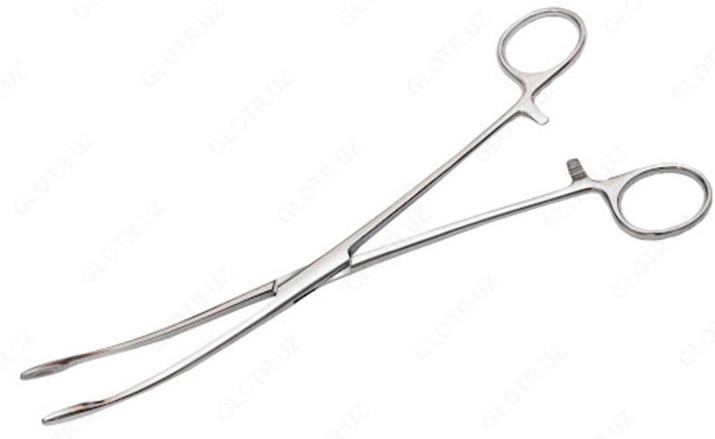 Корнцанг изогнутый 260 мм / Пакистан