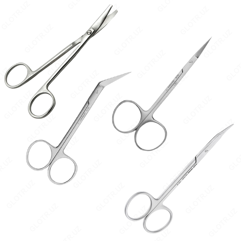 Ножницы ООК изогнутые 160 мм / Россия