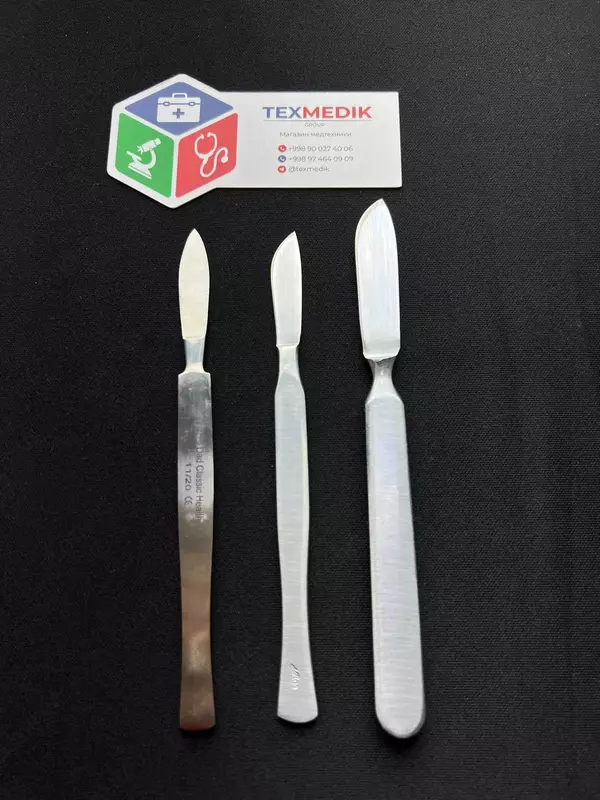 Скальпель остроконечный  средний  150 мм