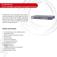 Сетевой коммутатор DS-3E0318P-E/M(B) - по запросу