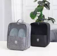 Сумка для обуви серого цвета