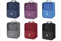 Сумка для обуви голубого цвета