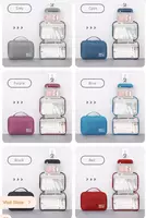 Bordo rang sayohat kosmetik sumkasi