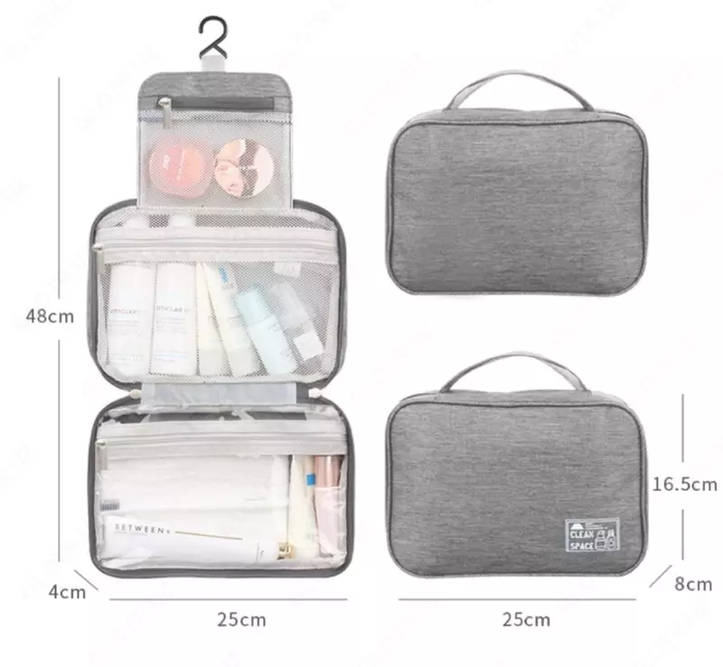 70 000 so'm Bordo rang sayohat kosmetik sumkasi