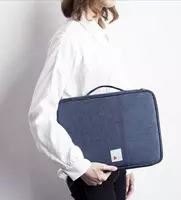 Папка для бумаг и планшета (синий)