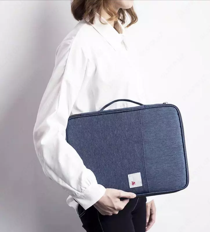 Папка для бумаг и планшета (синий)