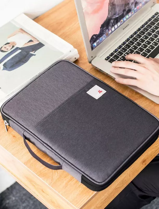 Папка для бумаг и планшета (светло-серый)