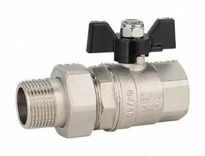 Кран GAPPO G 219.04 шаровой с "американской" алюминия - Цена по запросу