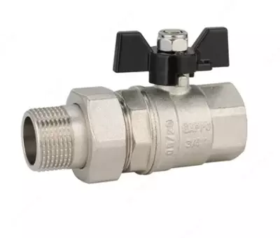 Кран шаровой с «американкой» полнопроходной ВР-НР - 97 500 сум / шт.