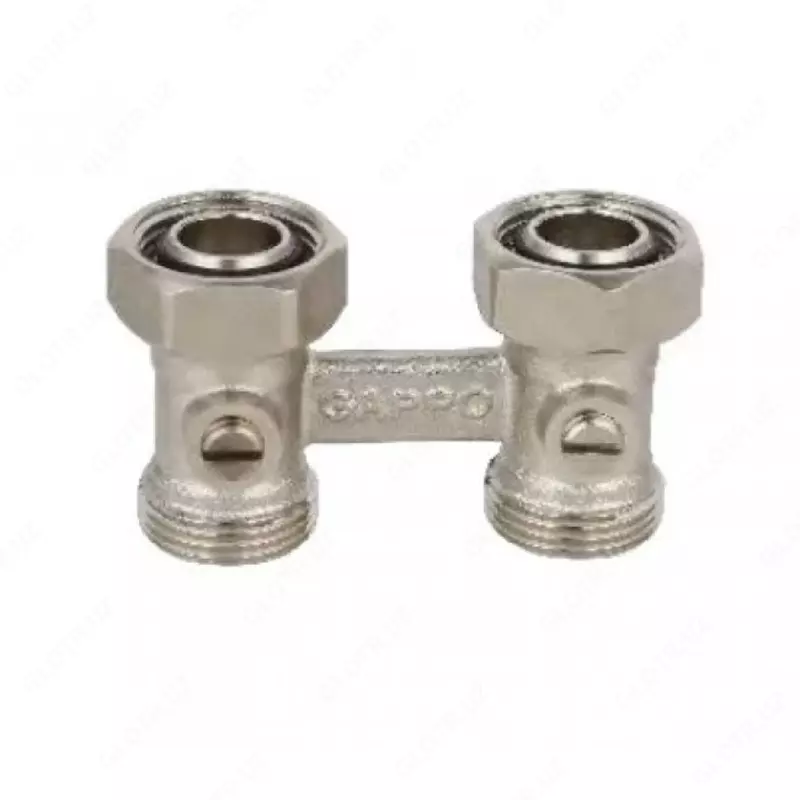 Узел нижнего подключения радиатора для двухтрубной системы  Н-образный