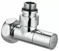 Кран для  полотенцесушителя  угловой