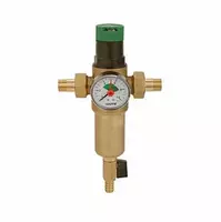 Фильтр со встроенным  редуктором давления  для горячей воды