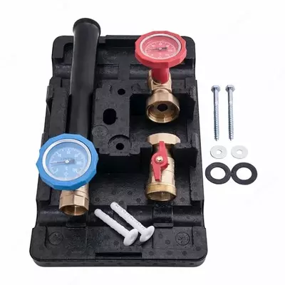 Насосная группа с прямым  контуром 1"  без насоса в теплоизоляции - 1 599 000 сум / шт.