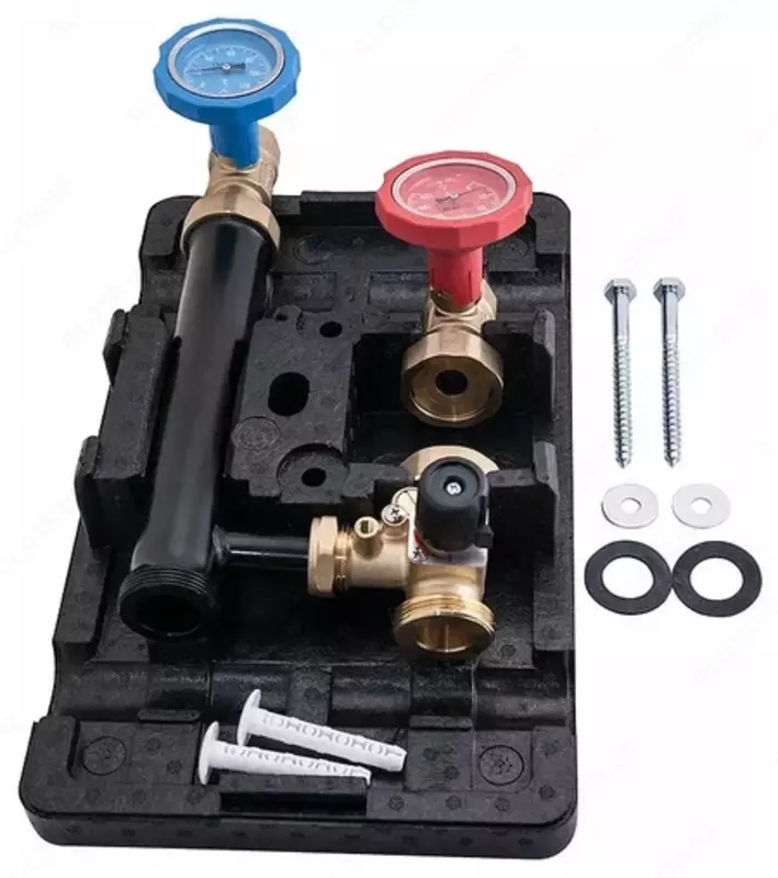 Насосная группа с 3-х ходовым приводным смесителем 1" без насоса - 1 690 000 сум