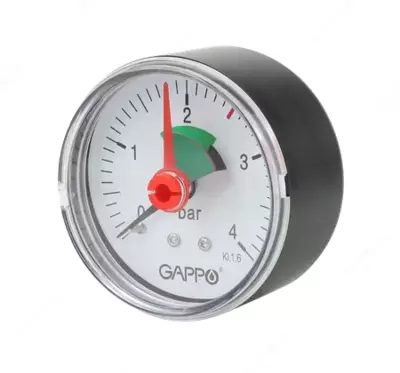 Манометр аксиальный с указателем предела