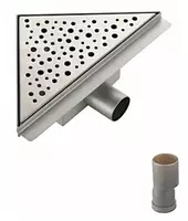 Трап угловой из нержавеющей стали