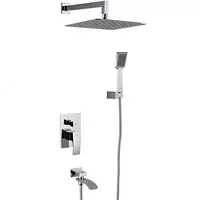 Душевой комплект Gappo G7107 цвет хром инстолатсия