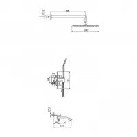Душевой комплект Gappo G7106 - {0} so'mdan