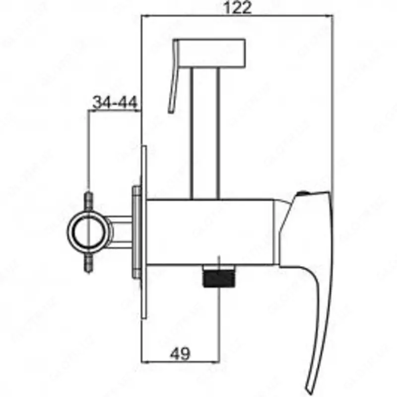 Душевой комплект Gappo G7106 ROC-THERMO SESTEM MChJ