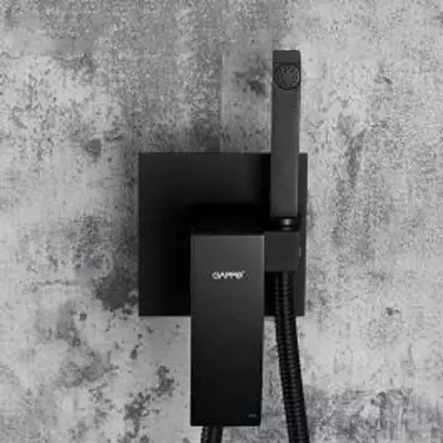 Смеситель с гигиеническим душем Gappo G07-6 G7207-6 Цвет: Черные