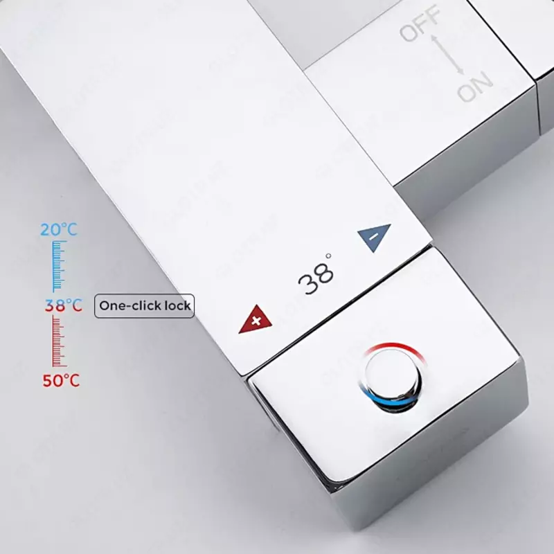 {0} so'mdan Gappo G7207-40 termostatli aralashtirgich va gigienik dush