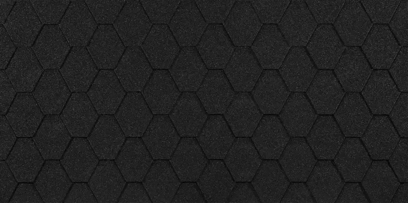 Гибкая черепица, коллекция Шестигранник