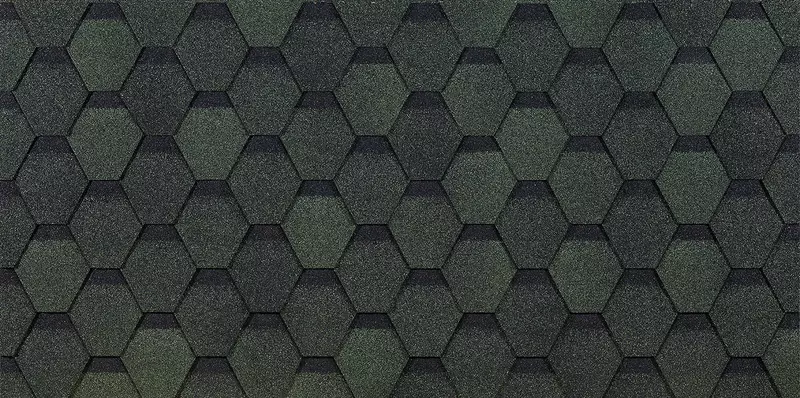 Гибкая черепица, коллекция Шестигранник