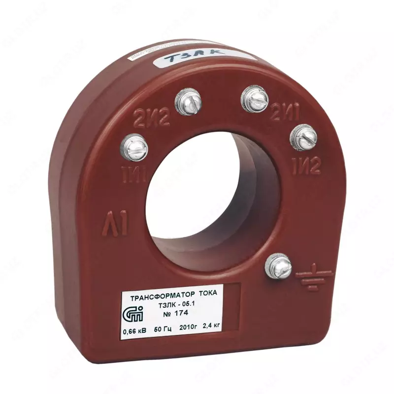 Nolinchi ketma-ketlik oqimi transformatori TZLK-O5.1, 0,66 kV, 50 Gts