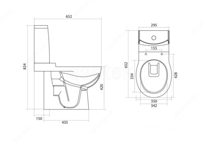 Унитаз Аллегро от Сантек