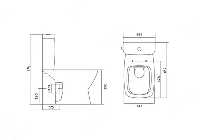 Унитаз Нео Rimless от Сантек