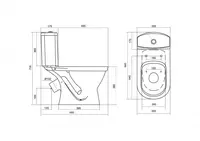 Unitaz Alkor (Dyuroplast krishka) Green Trade