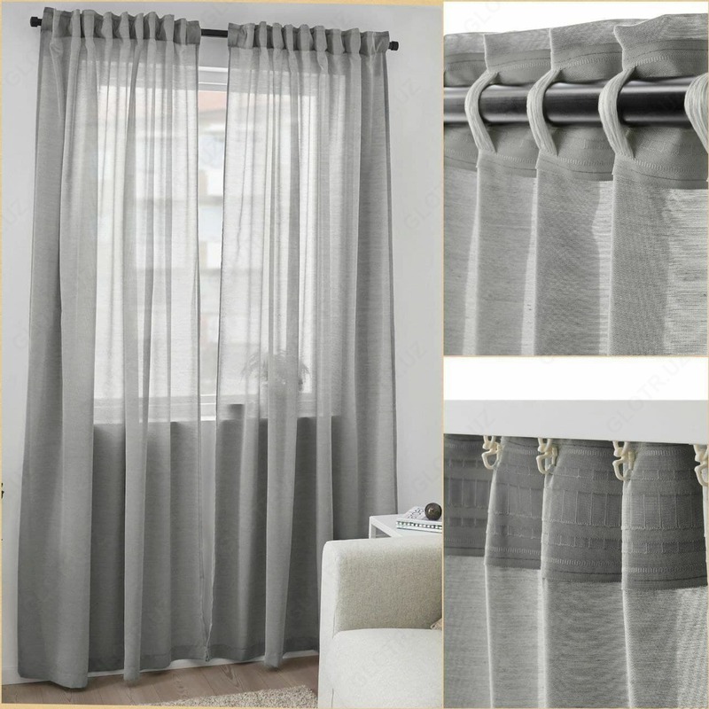 Разноцветные гардины "Хилья" ( 2 шт)