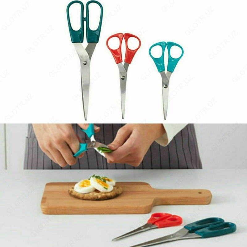 Кухонные разноцветные ножницы (3 шт)
