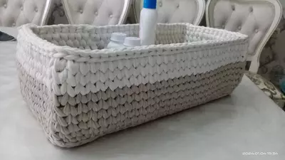 Квадратная корзинка с деревянным дном - 110 000 сум / шт.