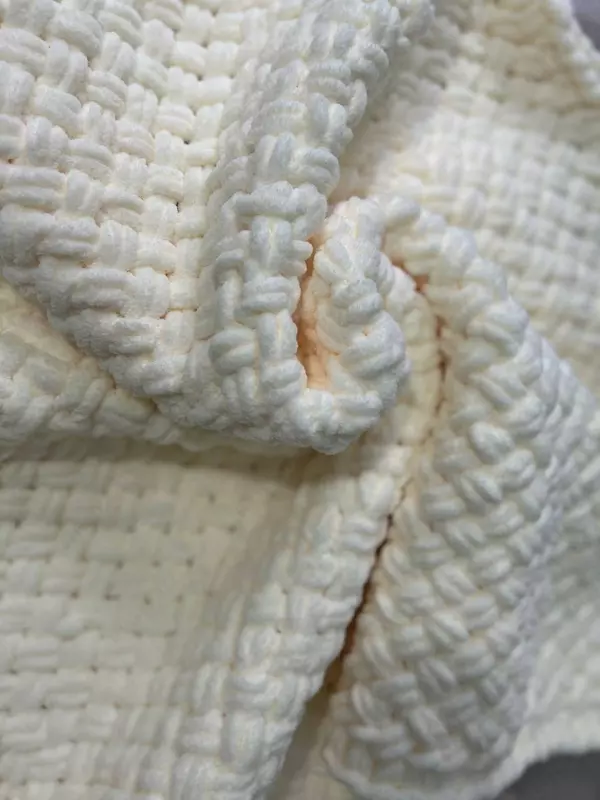 Плед для малышей из ализе пуффи Мастер на все руки