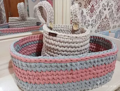 Овальная корзинка с деревянным дном - 110 000 сум / шт.