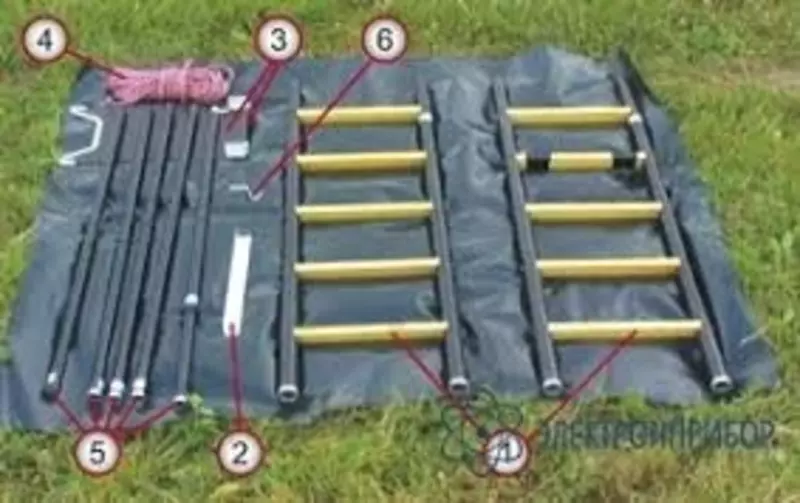 ЛУСК 1-2,2 — лестница универсальная стеклопластиковая электроизолирующая