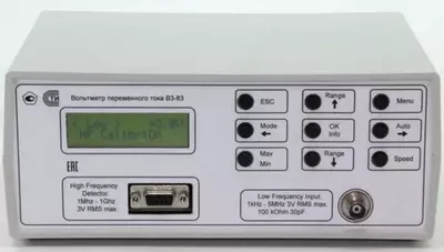 В3-83/1 — вольтметр высокочастотный