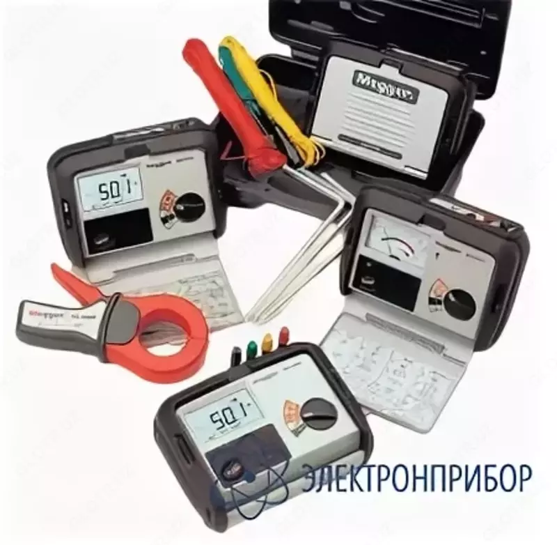 DET4TCR2 + CLAMPS — измеритель сопротивления заземления + клещи