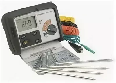 DET4TC2 + KIT — измеритель сопротивления заземления + комплект аксессуаров
