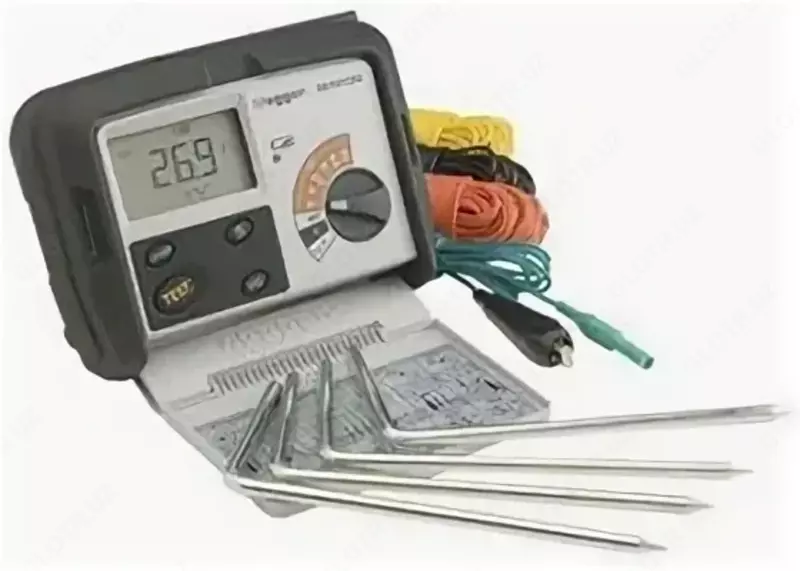 DET4TC2 — измеритель сопротивления заземления и удельного сопротивления грунта с функцией бесконтактного измерения (базовая модель)