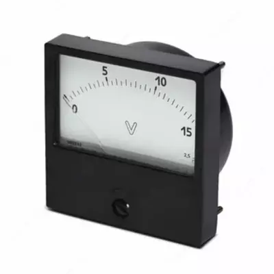 5 — вольтметр щитовой аналоговый постоянного тока