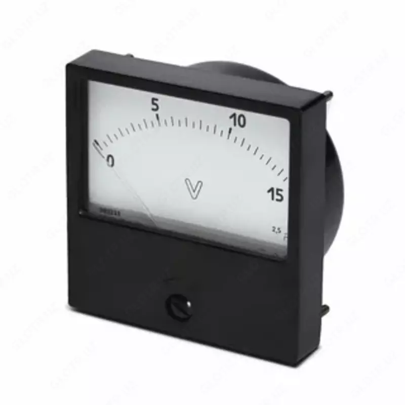 5 - panel analog DC voltmetr.