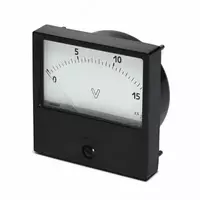 5 - panel analog DC voltmetr.