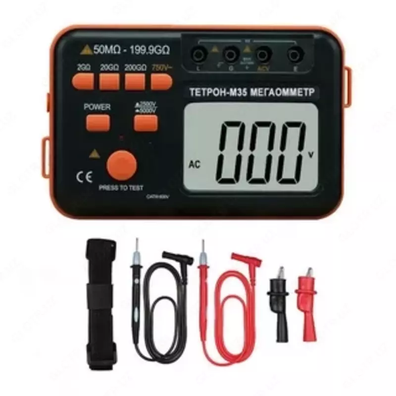 ТЕТРОН-М35 — мегаомметр цифровой - от 4 520 000 сум