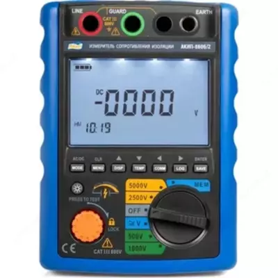 от 6 520 000 сум / шт. АКИП-8606/2 — измеритель сопротивления изоляции