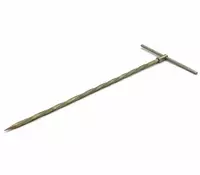 Vintli pinli elektrod L=500: Vint shaklidagi va uzunligi 500 mm bo'lgan tuproqli shtanga.